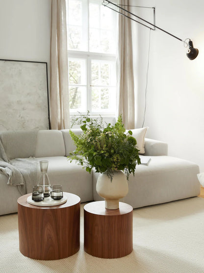 Tables basses en bois Dan, 2 pièces