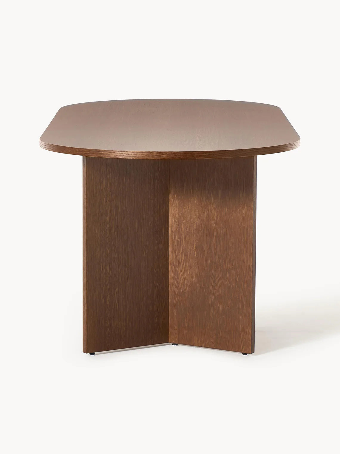 Table ovale en bois Toni, 200 x 90 cm