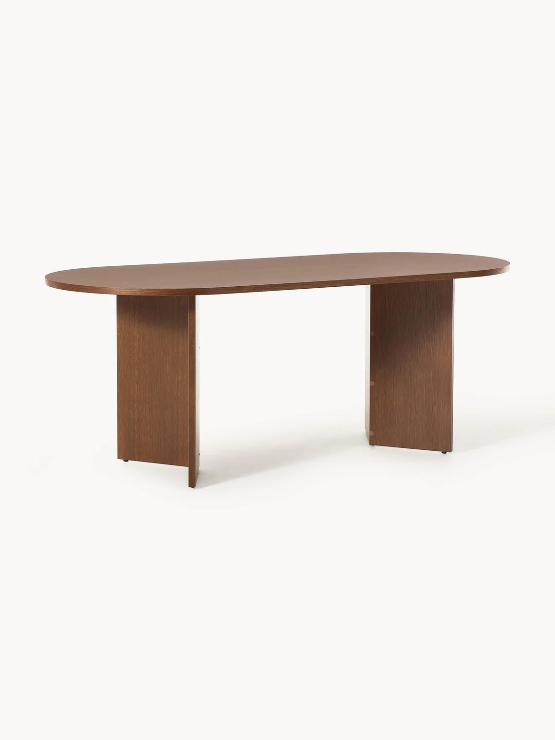 Table ovale en bois Toni, 200 x 90 cm