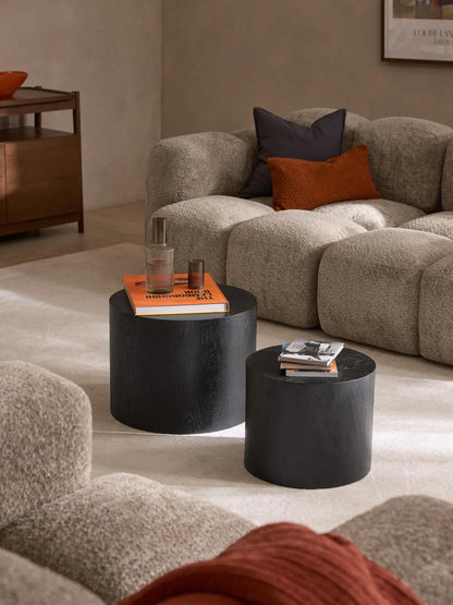 Tables basses en bois Dan, 2 pièces