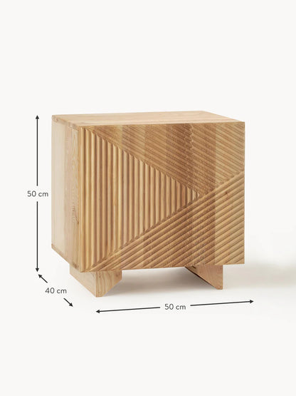 Table de chevet en manguier Louis