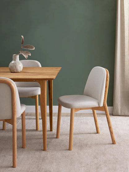 Chaise rembourrée en bois Julie