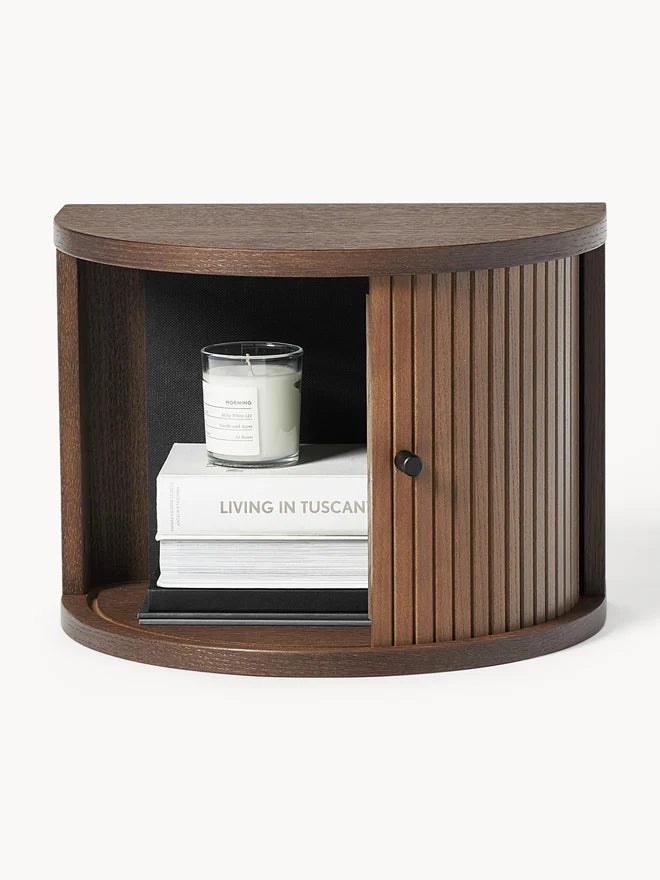 Table de chevet murale cannelée Calary