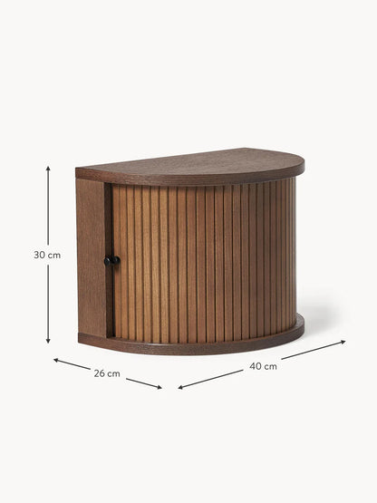 Table de chevet murale cannelée Calary