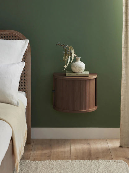 Table de chevet murale cannelée Calary