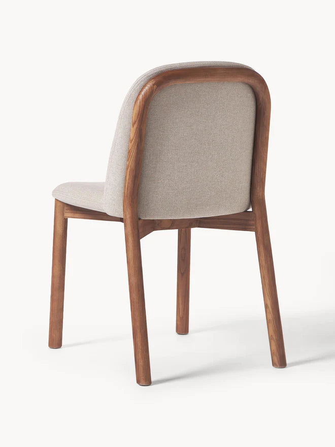 Chaise rembourrée en bois Julie