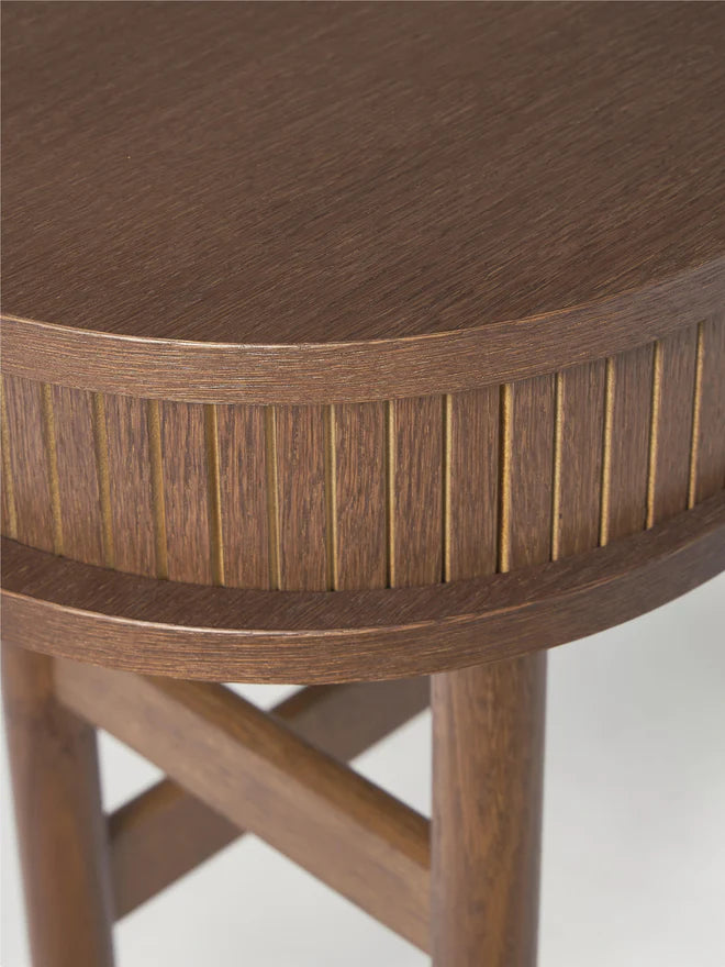 Console à façade cannelée Calary