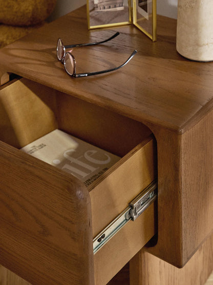 Table de chevet en chêne Chandler