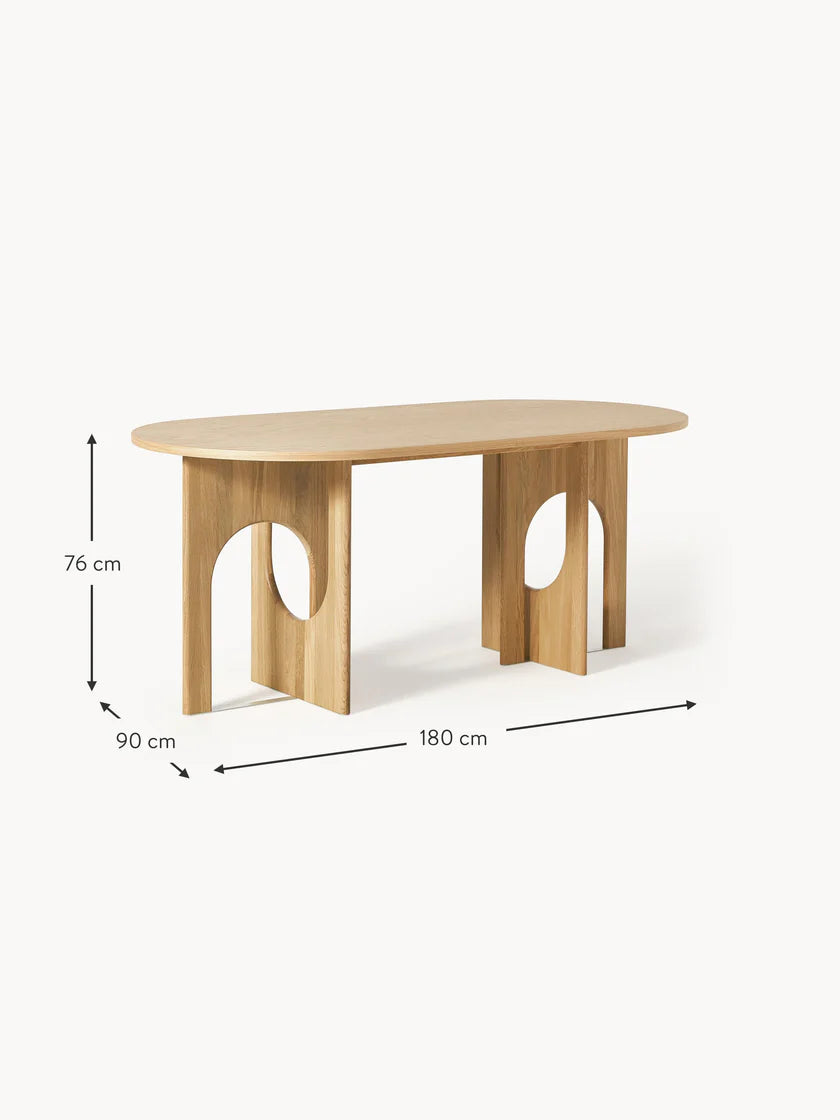 Table ovale Apollo, tailles variées