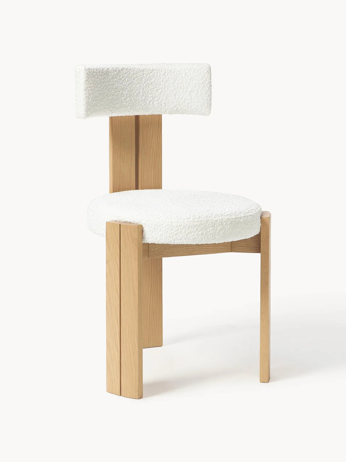 Chaise rembourrée en bois Katya