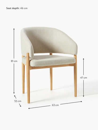 Chaise à accoudoirs Nemo