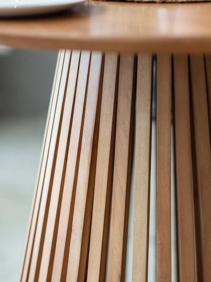 Table ronde en bois Brookland, Ø 90 cm