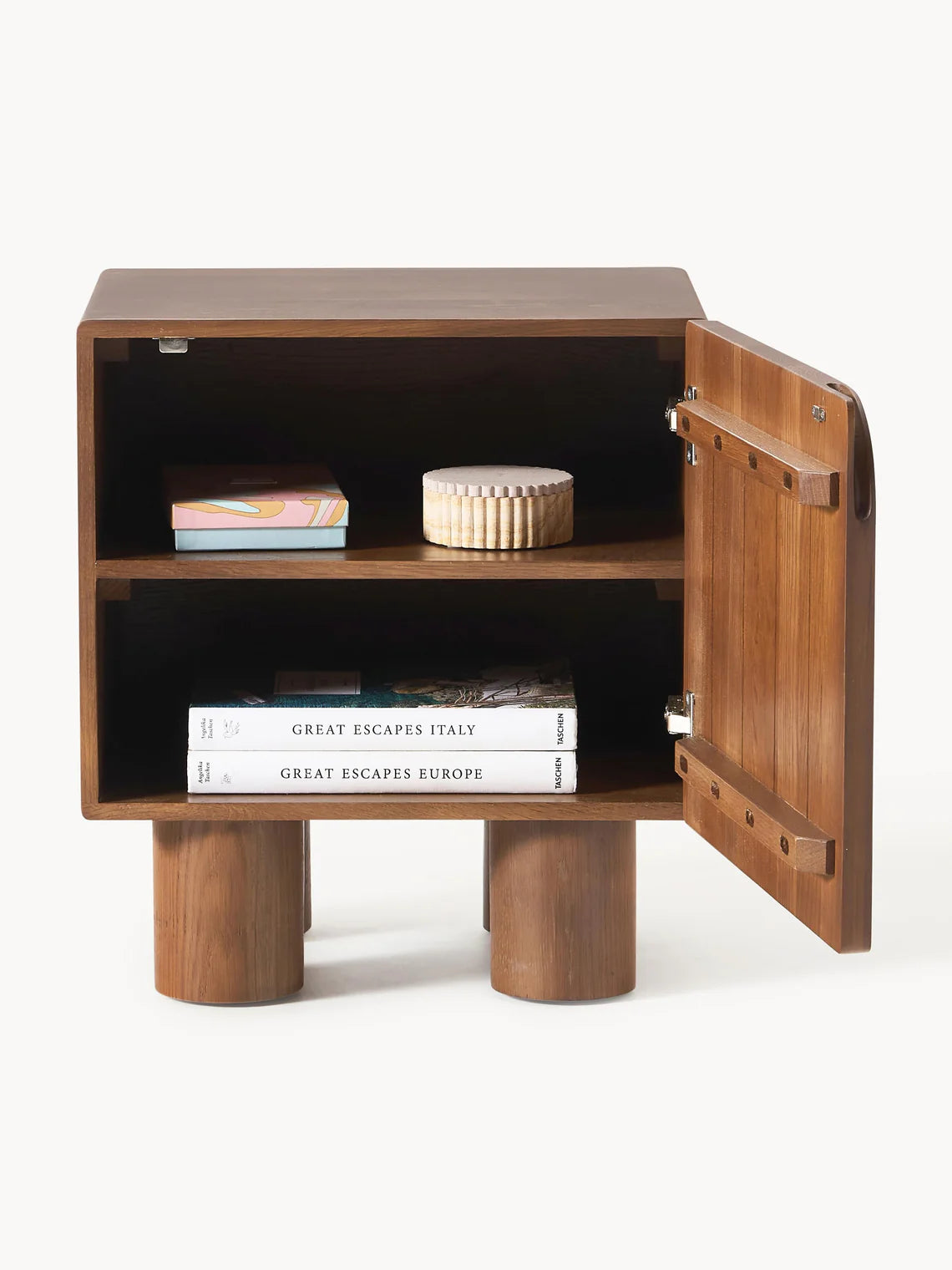 Table de chevet en bois massif hêtre