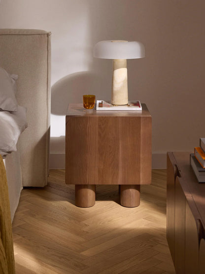 Table de chevet en bois massif hêtre