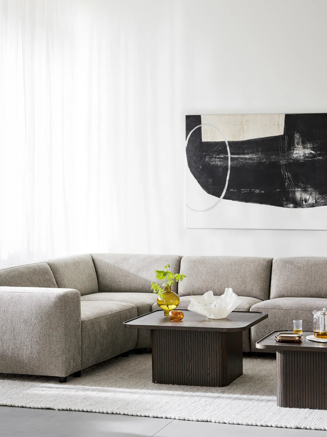 Table basse en chêne Sullivan