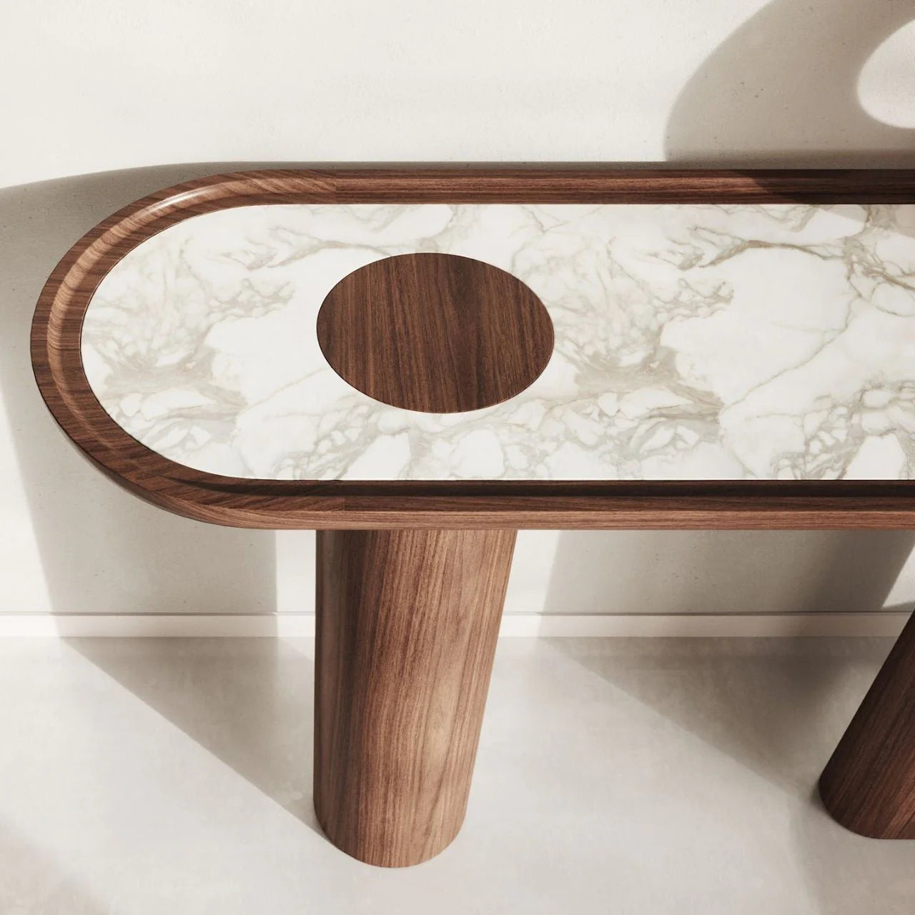 Cansol en bois massif avec céramique