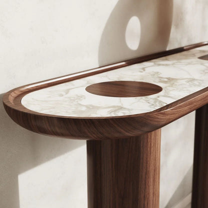 Cansol en bois massif avec céramique