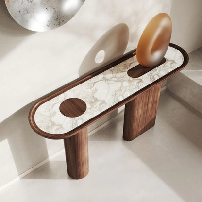 Cansol en bois massif avec céramique