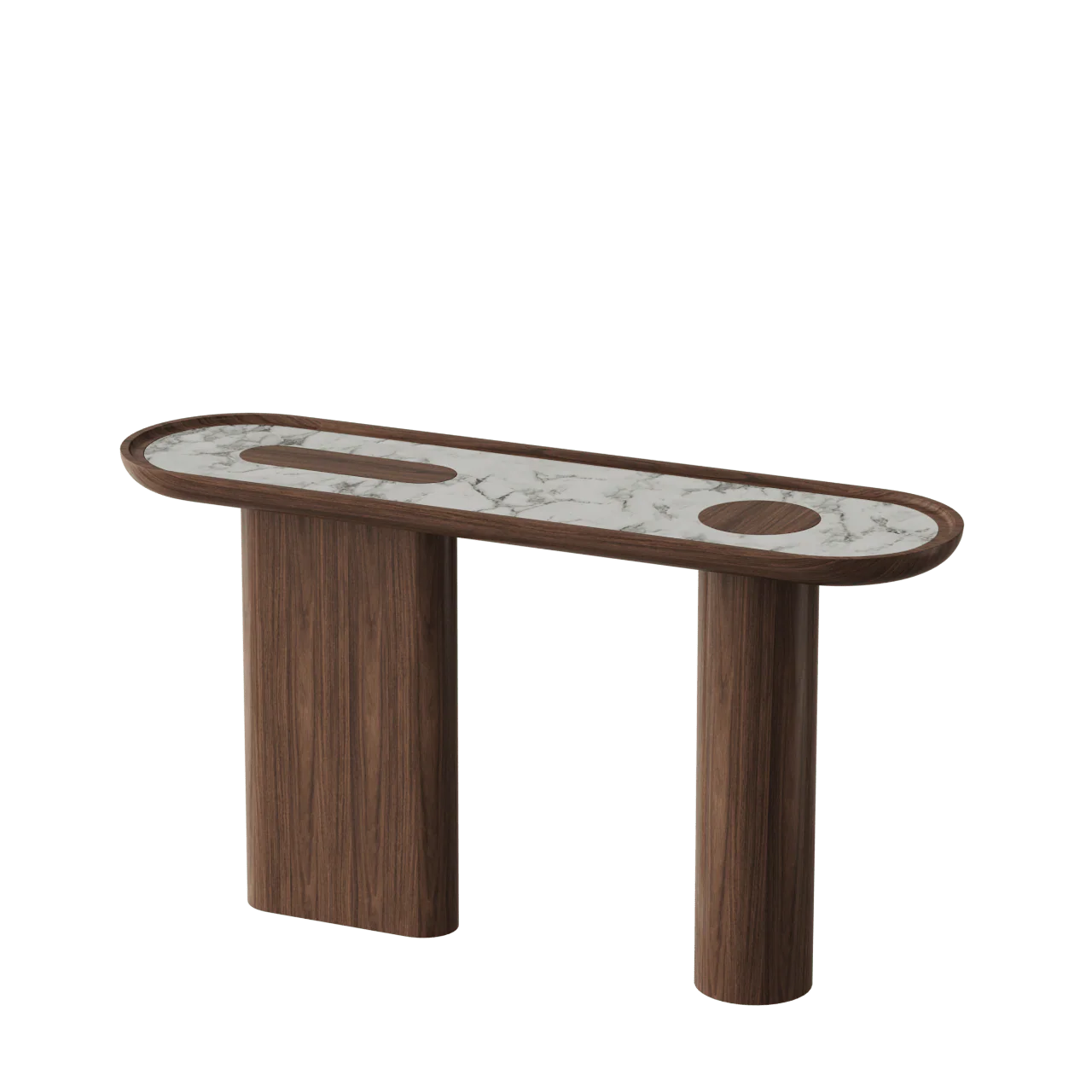 Cansol en bois massif avec céramique