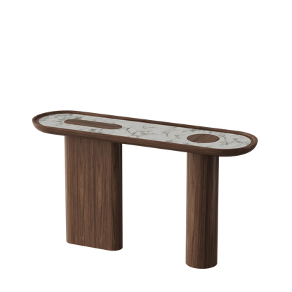 Cansol en bois massif avec céramique